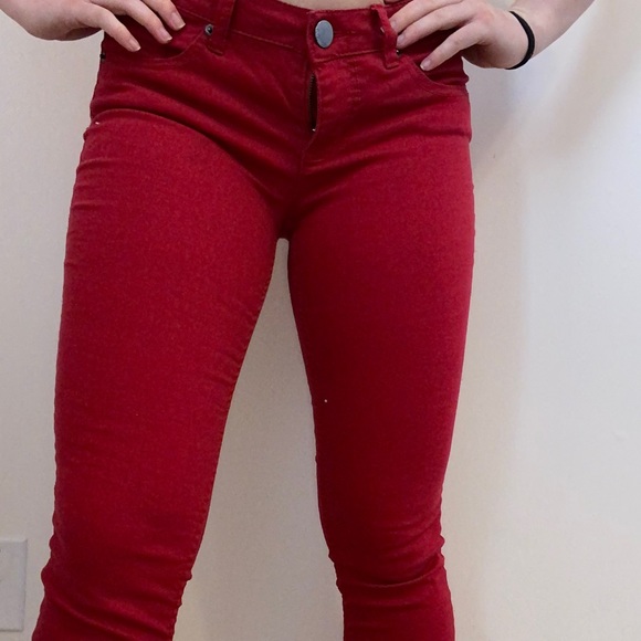 Red Skinny Jeans - Picture 2 of 2